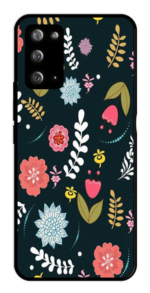 Floral Pattern2 Metal Mobile Case for Samsung Galaxy Note 20