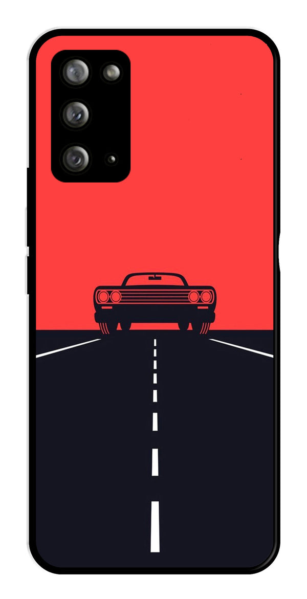 Car Lover Metal Mobile Case for Samsung Galaxy Note 20   (Design No -21)
