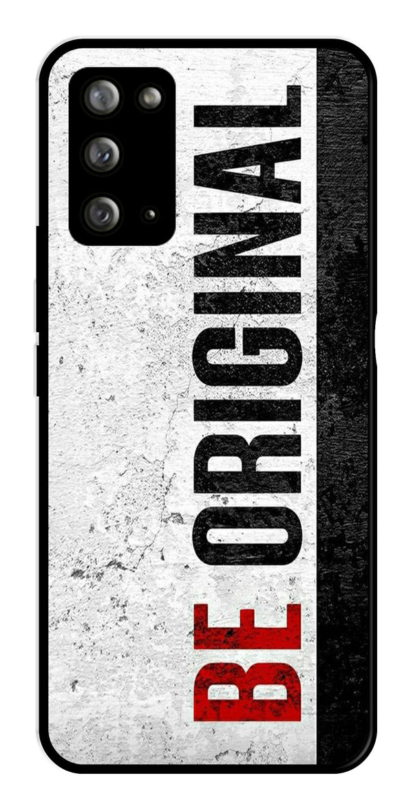 Be Original Metal Mobile Case for Samsung Galaxy Note 20   (Design No -38)