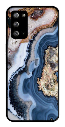 Marble Design Metal Mobile Case for Samsung Galaxy Note 20