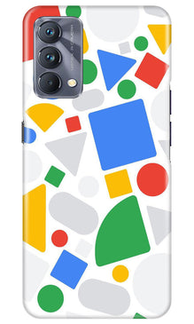 Circul Squar & Tringle Art Mobile Back Case for Realme GT 5G Master Edition (Design - 18)