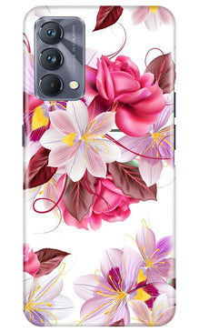 Beautiful flowers Mobile Back Case for Realme GT 5G Master Edition (Design - 23)