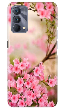 Pink flowers Mobile Back Case for Realme GT 5G Master Edition (Design - 69)