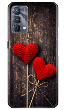 Red Hearts Mobile Back Case for Realme GT 5G Master Edition (Design - 80)