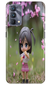 Cute Girl Mobile Back Case for Realme GT 5G Master Edition (Design - 92)