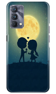 Love Couple Mobile Back Case for Realme GT 5G Master Edition  (Design - 109)