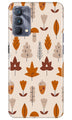 Leaf Pattern Art Case for Realme GT 5G Master Edition  (Design - 132)