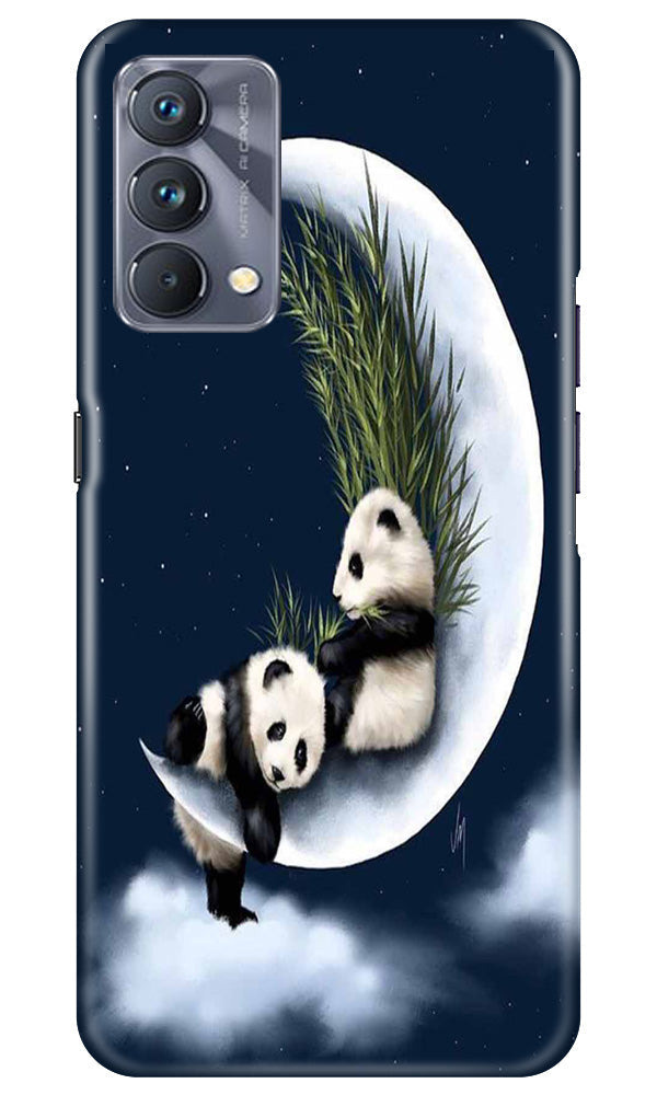 Panda Bear Mobile Back Case for Realme GT 5G Master Edition (Design - 279)
