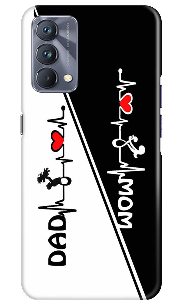 Love Mom Dad Mobile Back Case for Realme GT 5G Master Edition (Design - 344)
