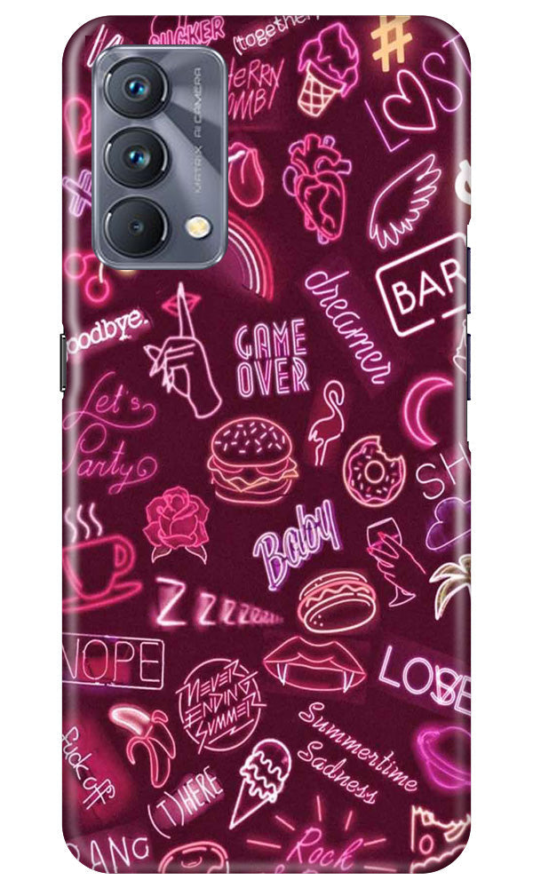 Party Theme Mobile Back Case for Realme GT 5G Master Edition (Design - 350)