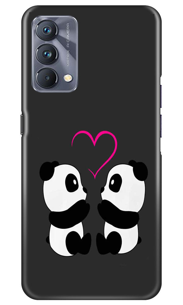 Panda Love Mobile Back Case for Realme GT 5G Master Edition (Design - 355)