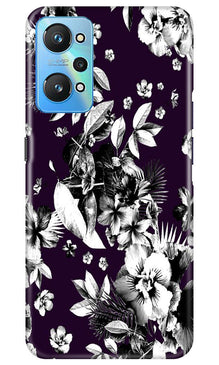 white flowers Mobile Back Case for Realme GT Neo 2 (Design - 7)