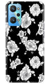 White flowers Black Background Case for Realme GT Neo 2