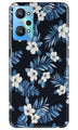 White flowers Blue Background2 Case for Realme GT Neo 2
