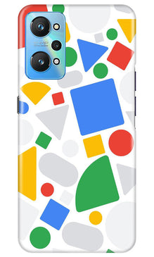 Circul Squar & Tringle Art Mobile Back Case for Realme GT Neo 2 (Design - 18)