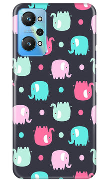 Elephant Baground Mobile Back Case for Realme GT Neo 2 (Design - 44)