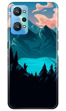 Mountains Mobile Back Case for Realme GT Neo 2 (Design - 155)