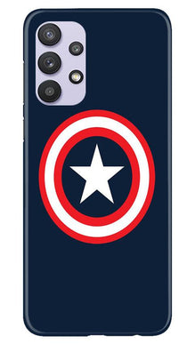 Captain America Mobile Back Case for Samsung Galaxy A32 5G (Design - 42)