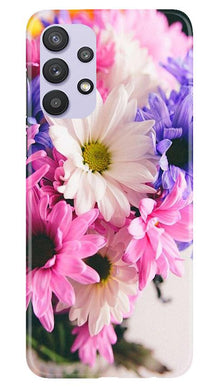 Coloful Daisy Mobile Back Case for Samsung Galaxy A32 5G (Design - 73)