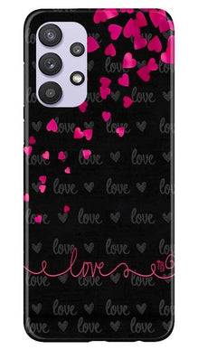 Love in Air Mobile Back Case for Samsung Galaxy A32 5G (Design - 89)