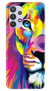 Colorful Lion Mobile Back Case for Samsung Galaxy A32 5G  (Design - 110)