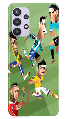Football Mobile Back Case for Samsung Galaxy A32 5G  (Design - 166)