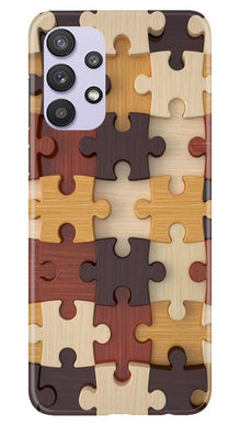 Puzzle Pattern Mobile Back Case for Samsung Galaxy A32 5G (Design - 217)