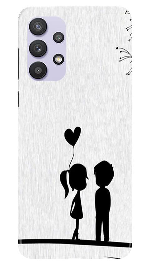 Cute Kid Couple Case for Samsung Galaxy A32 5G (Design No. 283)