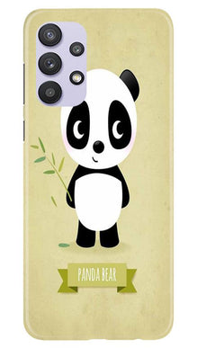 Panda Bear Mobile Back Case for Samsung Galaxy A32 5G (Design - 317)