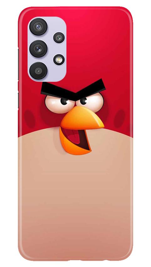 Angry Bird Red Mobile Back Case for Samsung Galaxy A32 5G (Design - 325)