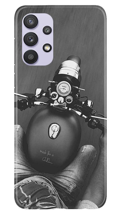 Royal Enfield Mobile Back Case for Samsung Galaxy A32 5G (Design - 382)