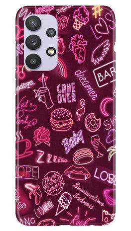 Party Theme Mobile Back Case for Samsung Galaxy A32 5G (Design - 392)