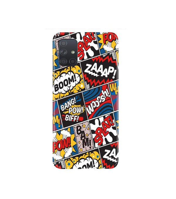 Boom Mobile Back Case for Samsung Galaxy A71   (Design - 302)