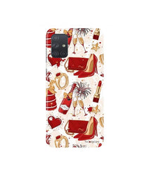Girlish Mobile Back Case for Samsung Galaxy A71   (Design - 312)
