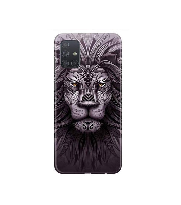 Lion Mobile Back Case for Samsung Galaxy A71   (Design - 315)