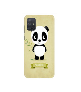 Panda Bear Mobile Back Case for Samsung Galaxy A71 (Design - 317)