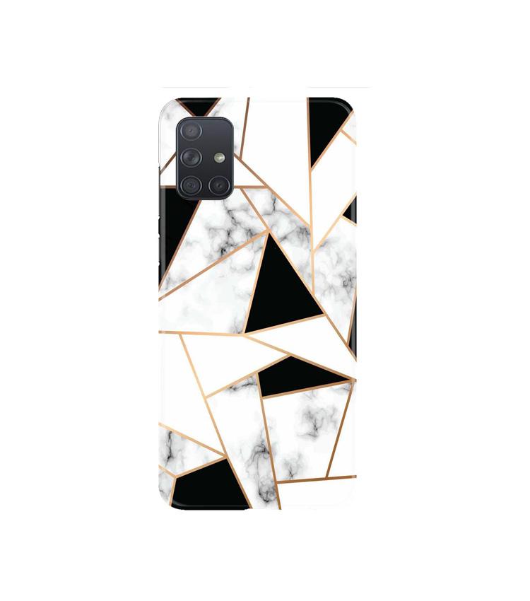Marble Texture Mobile Back Case for Samsung Galaxy A71   (Design - 322)