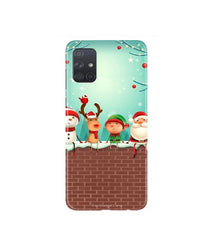 Santa Claus Mobile Back Case for Samsung Galaxy A71   (Design - 334)