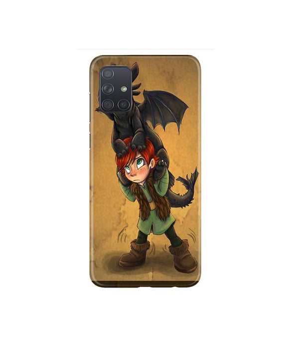 Dragon Mobile Back Case for Samsung Galaxy A71   (Design - 336)