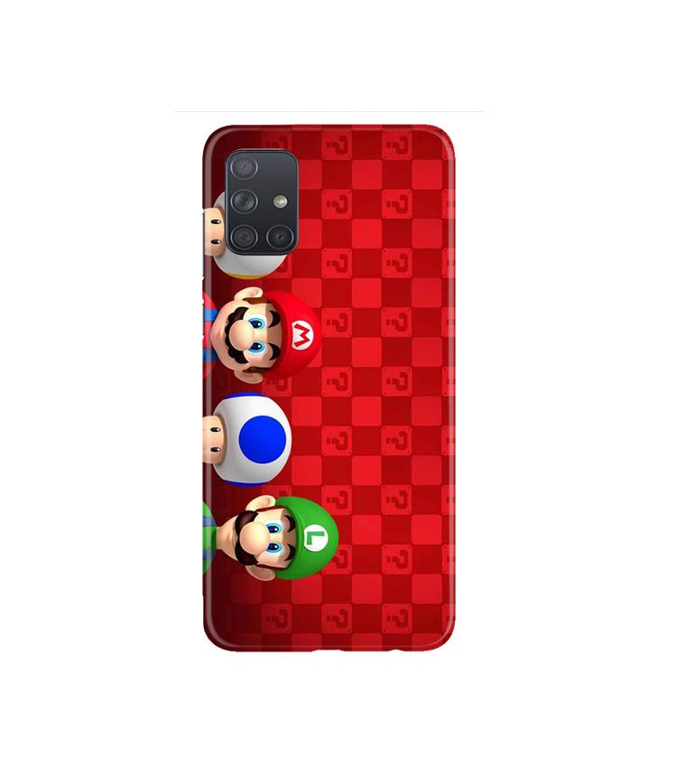 Mario Mobile Back Case for Samsung Galaxy A71   (Design - 337)