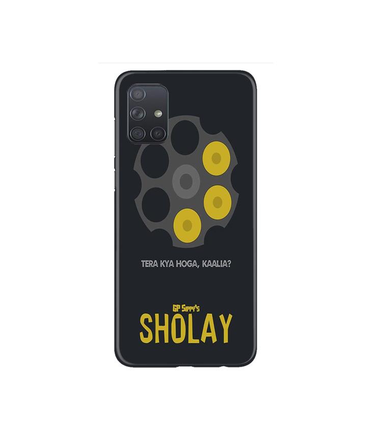 Sholay Mobile Back Case for Samsung Galaxy A71 (Design - 356)