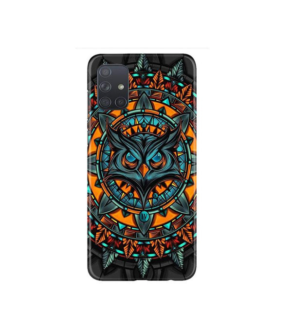 Owl Mobile Back Case for Samsung Galaxy A71   (Design - 360)