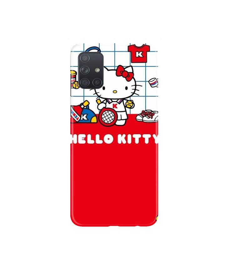 Hello Kitty Mobile Back Case for Samsung Galaxy A71   (Design - 363)