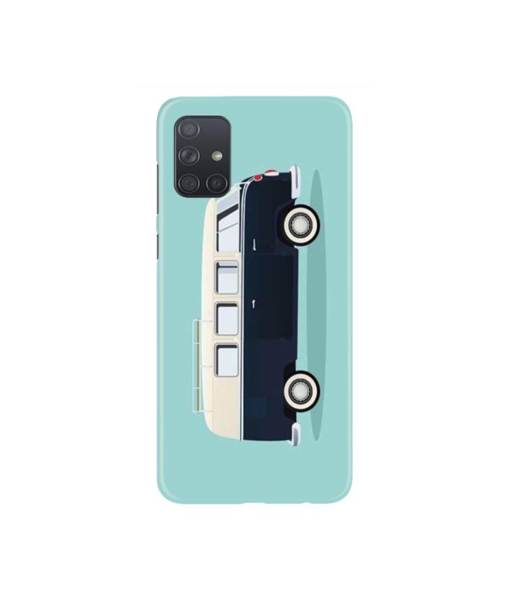 Travel Bus Mobile Back Case for Samsung Galaxy A71 (Design - 379)
