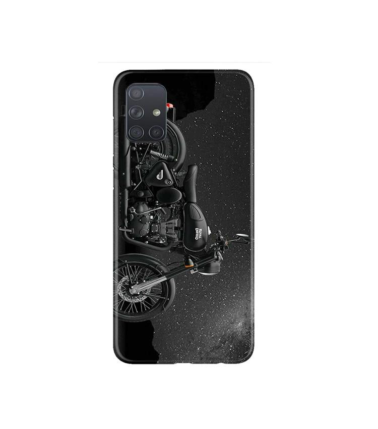 Royal Enfield Mobile Back Case for Samsung Galaxy A71 (Design - 381)