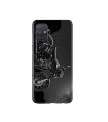 Royal Enfield Mobile Back Case for Samsung Galaxy A71   (Design - 381)