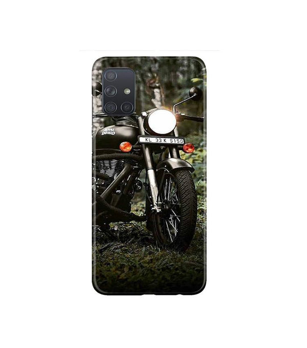 Royal Enfield Mobile Back Case for Samsung Galaxy A71   (Design - 384)