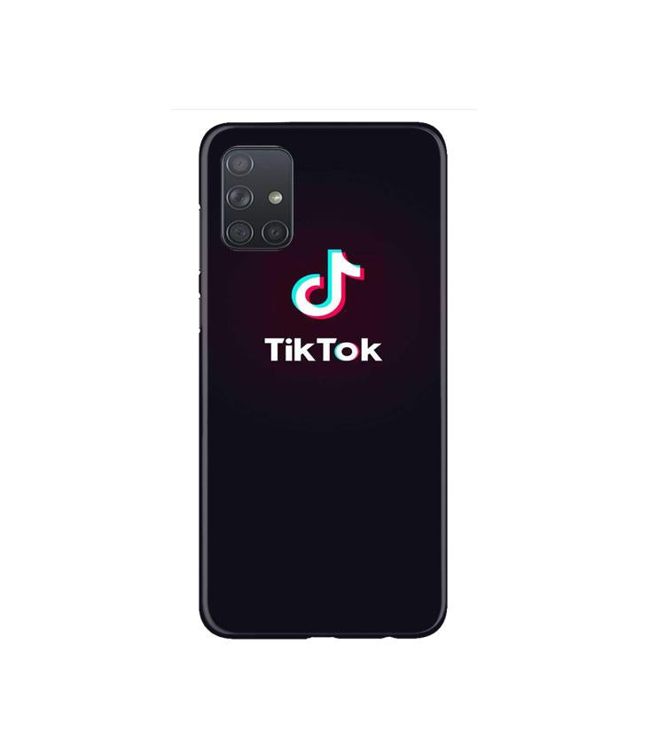 Tiktok Mobile Back Case for Samsung Galaxy A71   (Design - 396)