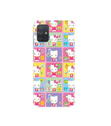 Kitty Mobile Back Case for Samsung Galaxy A71   (Design - 400)