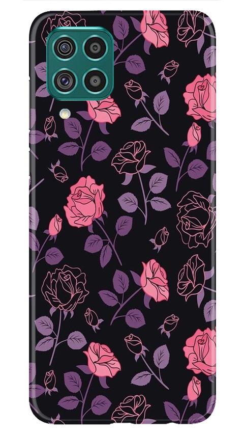 Rose Black Background Case for Samsung Galaxy F22